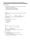 Basic Geriatric Nursing 8th Edition Test Bank  Latest Update Exam &vert; Questions and Verified Answers &vert; 100&percnt; Correct &vert; Grade A &plus;