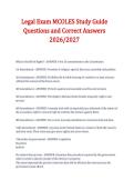 Legal Exam MCOLES Study Guide &lpar;2026&sol;2027&rpar; &ndash; Questions and Correct Answers