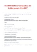 Package deal for MCOLES Test Exam &lpar;2026&sol;2027&rpar; &ndash; Questions and Answers A&plus; Graded Study Guide