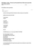 PCP Midterm 1 Study &ndash; Primary Care Paramedic Review Guide &lpar;exam preparation and revision material&rpar;