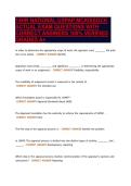15HR NATIONAL USPAP MCKISSOCK ACTUAL EXAM QUESTIONS WITH CORRECT ANSWERS 100&percnt; VERIFIED GRADED A&plus;
