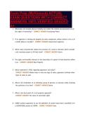 Exam Prep &lpar;McKissock&rpar; ACTUAL EXAM QUESTIONS WITH CORRECT ANSWERS 100&percnt; VERIFIED GRADED A&plus;