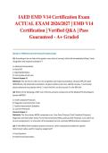 IAED EMD V14 Certification Exam ACTUAL EXAM 2026&sol;2027 &vert; EMD V14 Certification &vert; Verified Q&A &vert; Pass Guaranteed - A&plus; Graded