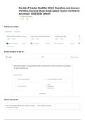 Florida LP Master Qualifier EXAM Questions and Answers &lpar;Verified Answers&rpar; Study Guide &lpar;latest version verified for accuracy&rpar; &vert; 20252026 Latest&excl;&excl;
