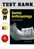 Test bank for Dental Anthropology 2nd Edition by Simon Hillson &vert; All chapter &lpar; 1- 11&rpar; 
