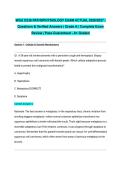 WGU D236 PATHOPHYSIOLOGY EXAM ACTUAL 2026&sol;2027 &vert; Questions & Verified Answers &vert; Grade A &vert; Complete Exam Review &vert; Pass Guaranteed - A&plus; Graded
