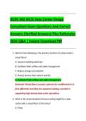 DCDC-002 BICSI Data Center Design  Consultant Exam Questions And Correct  Answers &lpar;Verified Answers&rpar; Plus Rationales  2026 Q&A &vert; Instant Download Pdf