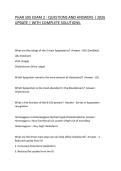 PHAR 505 EXAM 2 - QUESTIONS AND ANSWERS &vert; 2026 UPDATE &vert; WITH COMPLETE SOLUTIONS&period;