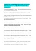 Assisted Living Manager AZ Numbers Test Questions with Correct Verified Answers&period;