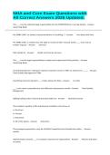 NHA and Core Exam Questions with All Correct Answers 2026 Updated&period;