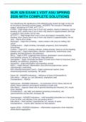 NUR 426 EXAM 1 VOIT ASU SPRING 2026 WITH COMPLETE SOLUTIONS