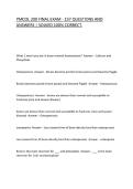 PMCOL 200 FINAL EXAM - 157 QUESTIONS AND ANSWERS &vert; SOLVED 100&percnt; CORRECT&period;