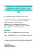 NR548 EXAM 1 ACTUAL 2026&sol;2027 &vert; Psychiatric Assessment for PMHNP &vert; Weeks 1-2 Covered &vert; Questions & Verified Answers 100&percnt; Correct &vert; Chamberlain &vert; Pass Guaranteed - A&plus; Graded
