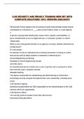 CJIS SECURITY AND PRIVACY TRAINING NEW SET WITH COMPLETE SOLUTIONS 100&percnt; VERIFIED 2026-2027&excl;&excl;