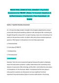 NR548 FINAL EXAM ACTUAL 2026&sol;2027 &vert; Psychiatric Assessment for PMHNP &vert; Weeks 7-8 Covered &vert; Questions & Verified Answers &vert; Chamberlain &vert; Pass Guaranteed - A&plus; Graded