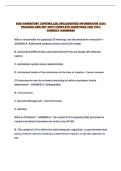 DOD MANDATORY CONTROLLED UNCLASSIFIED INFORMATION &lpar;CUI&rpar; TRAINING NEW SET WITH COMPLETE QUESTIONS AND 100&percnt; CORRECT ANSWERS&excl;&excl;