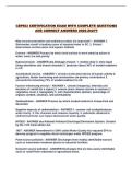CEPSCI CERTIFICATION EXAM WITH COMPLETE QUESTIONS AND CORRECT ANSWERS 2026-2027&excl;&excl;