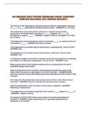 ACI CONCRETE FIELD TESTING TECHNICIAN- GRADE I EXAM WITH COMPLETE SOLUTIONS 100&percnt; VERIFIED 2026-2027&excl;&excl;
