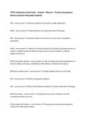 CPPM Certification Study Guide &ndash; Chapter 7 &lpar;Rincon&rpar; &ndash; Practice Management Review and Exam Preparation Material
