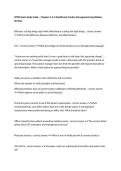 CPPM Exam Study Guide &ndash; Chapters 1 & 2 &lpar;Healthcare Practice Management Foundations Review&rpar;