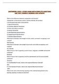 EARTHWORK LEVEL 2 STUDY GUIDE WITH COMPLETE QUESTIONS AND 100&percnt; CORRECT ANSWERS 2026 UPDATE&excl;&excl;