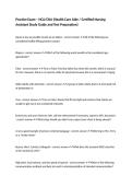 Practice Exam &ndash; HCA&sol;CNA &lpar;Health Care Aide &sol; Certified Nursing Assistant Study Guide and Test Preparation&rpar;