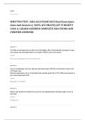 ACLS 2026 EXAM 2026 A&plus; GRADE ASSURED COMPLETE SOLUTIONS AND VERIFIED ANSWERS