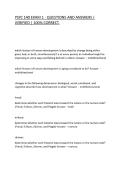 PSYC 140 EXAM 1 - QUESTIONS AND ANSWERS &vert; VERIFIED &vert; 100&percnt; CORRECT&period;