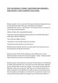 PSYC 140 MODULE 7 EXAM &vert; QUESTIONS AND ANSWERS &vert; 2026 UPDATE &vert; WITH COMPLETE SOLUTIONS&period;