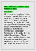 Summary - Biology