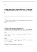 med surg 2026 EXAM 2026 A&plus; GRADE ASSURED COMPLETE SOLUTIONS AND VERIFIED ANSWERS