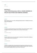 med surg 2026 EXAM 2026 A&plus; GRADE ASSURED COMPLETE SOLUTIONS AND VERIFIED ANSWERS