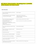 MCB 100 Unit 1 iClicker Questions &plus; Microbiology Exam 1 x2 UPDATED  ACTUAL Questions And Correct Answers 