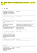 MCB 100 UIUC Final Exam &lpar;Exam 4&rpar; UPDATED ACTUAL Questions And Correct  Answers 
