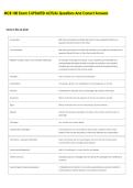 MCB 100 Exam 3 UPDATED ACTUAL Questions And Correct Answers 