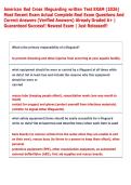 American Red Cross Lifeguarding Test &lpar;CPR&sol;First Aid&rpar; EXAM 2026 NEWEST&excl;&excl; ACTUAL COMPLETE REAL EXAM QUESTIONS WITH CORRECT DETAILED ANSWERS &lpar;VERIFIED ANSWERS&rpar; &sol;ALREADY GRADED A&plus; 