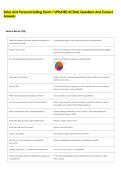 Sales and Personal Selling Exam 1 UPDATED ACTUAL Questions And Correct  Answers 