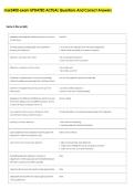 mar3400 exam UPDATED ACTUAL Questions And Correct Answers 