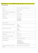 MAR 3400 Exam 2 FSU UPDATED ACTUAL Questions And Correct Answers 