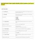 MAR3400 EXAM 2 STUDY GUIDE UPDATED ACTUAL Questions And Correct  Answers 