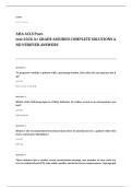 ACLS 2026 EXAM 2026 A&plus; GRADE ASSURED COMPLETE SOLUTIONS AND VERIFIED ANSWERS
