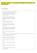 MAR 3400 - Chapters 8-11 Quiz Questions UPDATED ACTUAL Questions And  Correct Answers 