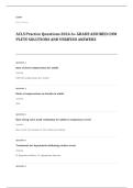 ACLS 2026 EXAM 2026 A&plus; GRADE ASSURED COMPLETE SOLUTIONS AND VERIFIED ANSWERS