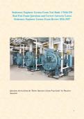 Stationary Engineer License Exam Test Bank 1 With 250  Real Past Exam Questions and Correct Answers&sol; Latest  Stationary Engineer License Exam Review 2026-2027