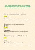 West Virginia Septic Installer Exam Prep Test Bank with  300 Latest Questions and Correct Answers with Rationales&sol;  2026-2027 WV Septic Installer License Exam Test Bank 