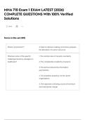 MHA 710 Exam 1 EXAM LATEST &lpar;2026&rpar; COMPLETE QUESTIONS With 100&percnt; Verified Solutions