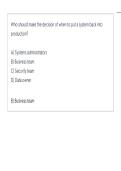 SANS GCIH &lpar;SEC504&rpar;-EXAM  WITH COMPLETE 250 QUESTIONS AND CORRECT DETAILED SOLUTIONS LATEST THIS YEAR
