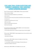 CSCI 4060 FINAL EXAM QUESTIONS AND  CORRECT ANSWERS &lpar;100&percnt; VERIFIED&rpar;  LATEST UPDATED 20262027 