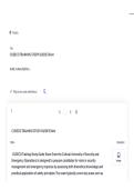 CUSECO Training Study Guide Exam QUESTIONS AND CORRECT VERIFIED ANSWERS LATEST UPDATE JUST RELEASED THIS YEAR 2026-2027