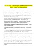 CLS 308 Exam 2 with all Correct & 100&percnt; Verified Answers &vert;Latest Version &vert;Already Graded A&plus;